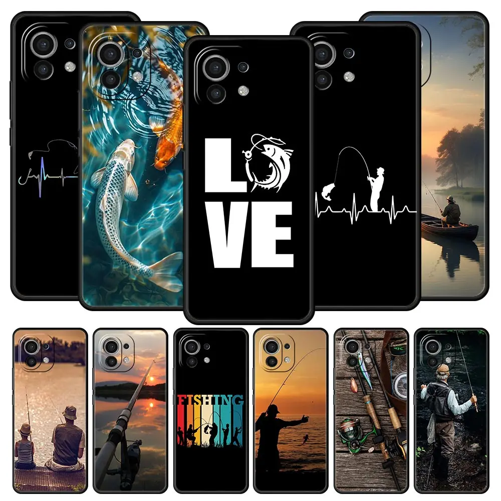 Soft TPU Carp Fishing Design Phone Case