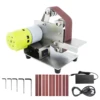 Mini Electric Belt Sander Multifunctional Grinder Belt Sander DIY Polishing Grinding Machine Cutter Edges Sharpener 7 gears 2