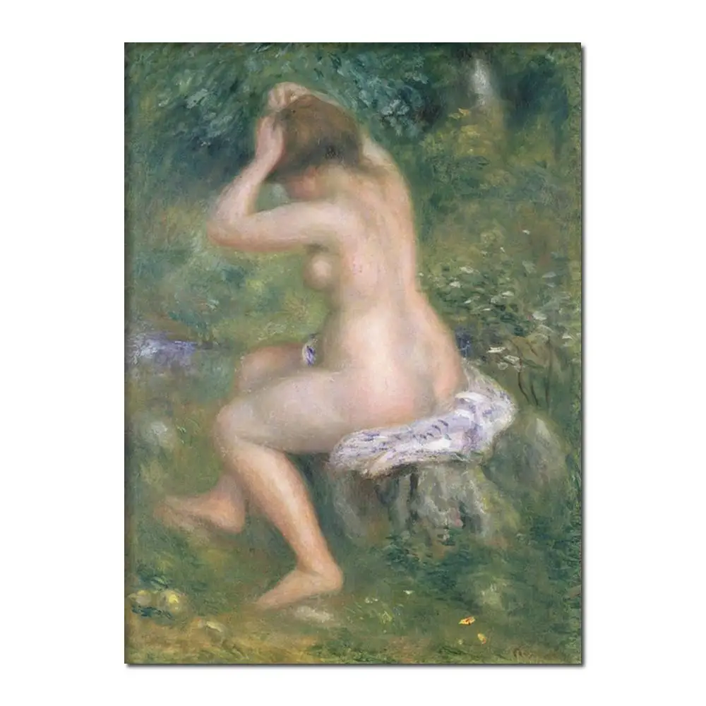 

oil reproductions of famous Pierre Auguste Renoir paintings A Bather Hand-painted High quality