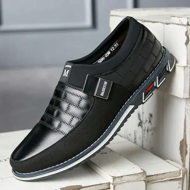 Leather Shoes for Men Casual Business Office Comfort Working Loafers