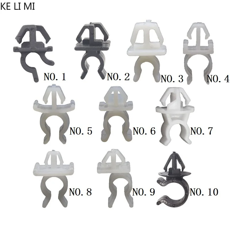 20 Stück Auto-Motorhauben-Stützclips aus Nylon-Kunststoff für Toyota, Nissan, Benz, Hyundai, Honda
