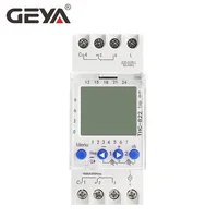 GEYA THC-822 Conversational Programmable Timer 2Channel Changeover Contacts Digital Timer Switch with Battery 16A 220V 110V 2