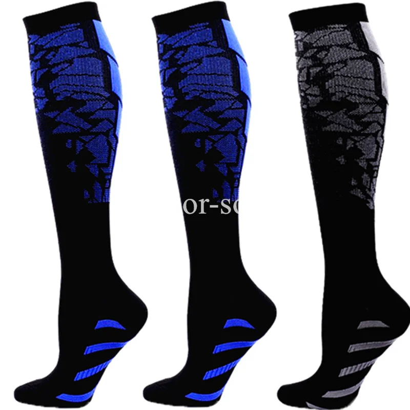 Floral Compression Socks - 3 Pairs Pack Anti-Fatigue Sports Stockings