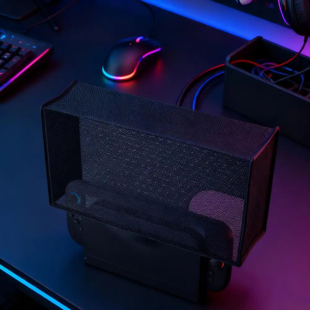 스위치 2용 먼지 커버, 긁힘 방지 보호 도크 및 콘솔 커버, 전체 바디 보호 및 먼지, 긁힘 및 유출 방지