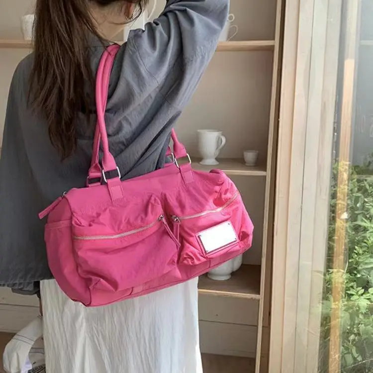 Women Canvas Tote Casual Shoulder Work Bag Large Capacity Crossbody Top Handle Bag Multifunction Big Shopping Cross-body Handbag