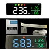 USB Digital Decibel Sound Meter Smart Wall Mounted Neighbors Noise Detector 30-130dB LED Temperature and Humidity Display Monito 1