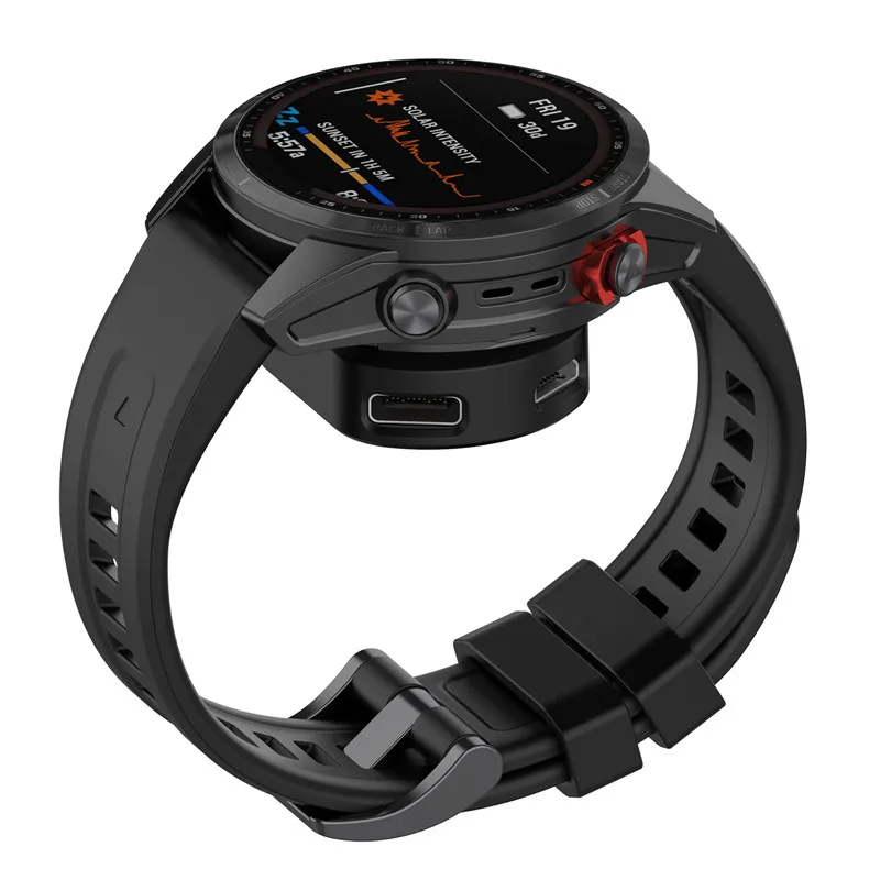 2 in 1 Type C/Micro Dock Watch Charger Adapter For Garmin Fenix 7 6 5 7x instinct 2 Vivoactive 3 4 Venu 245 forerunner 955 255