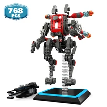 

Moc Game Series Titanfallsed 2 Titaned Vipers Robot Action Figure Mecha Battle Technical Building Blocks Brick Set Toy for Boys