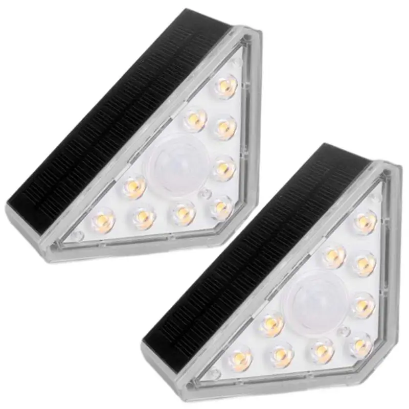 

LED Outdoor Solar Light Step Lamp Lens Design Bright IP68 Waterproof Anti-theft Stair Light Decor Lighting For Garden Deck