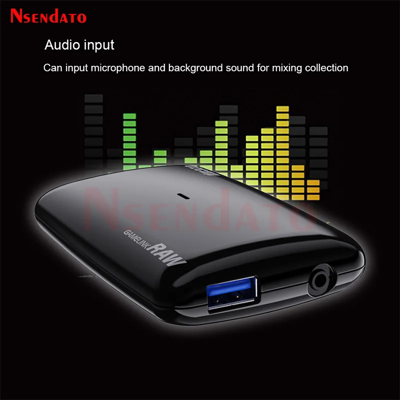 Ezcap321 4K 30hz USB3.0 HDMI Video Game Capture Card Live Streaming Box Video Recorder Grabber Capture 1080P 120fps For PC PS5