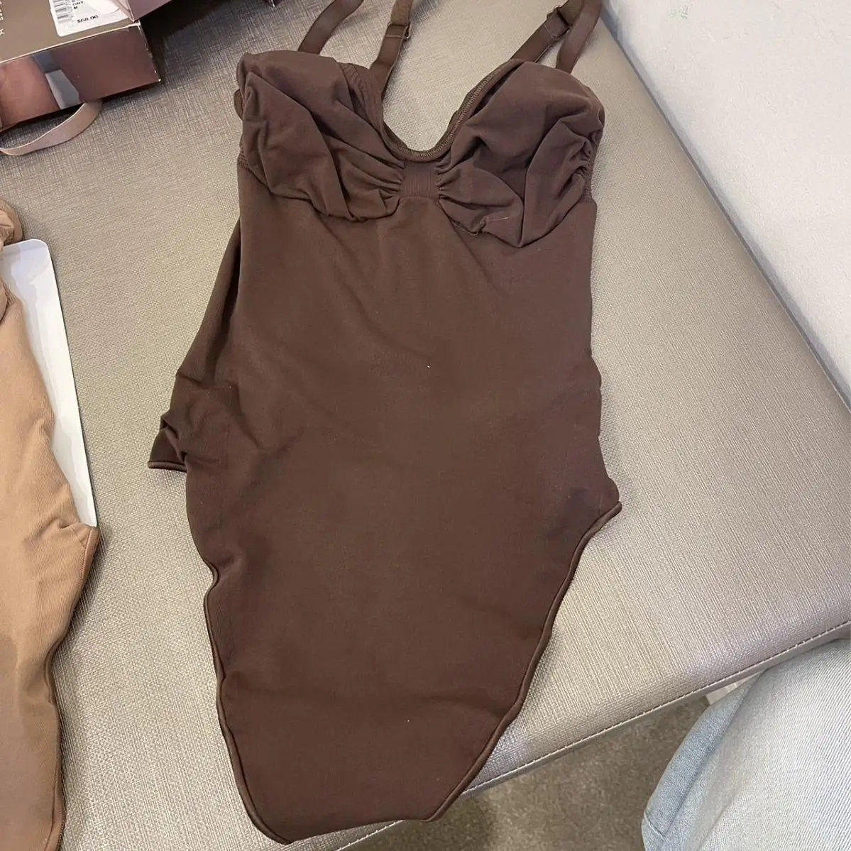 Kardaian Replacement Strap Bodysuit Slimming Waist apewear Women's Underwear Thin oulder Strap Flat Footed Pan