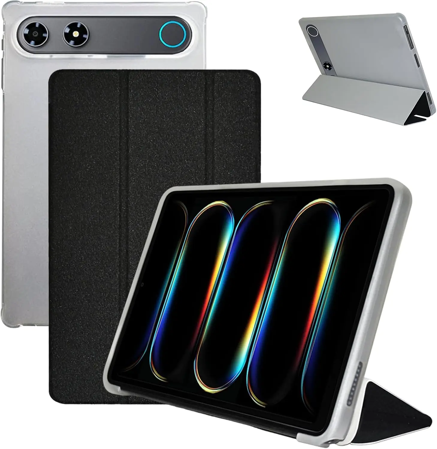 Slim Trifold Stand Cover with Matte TPU Back