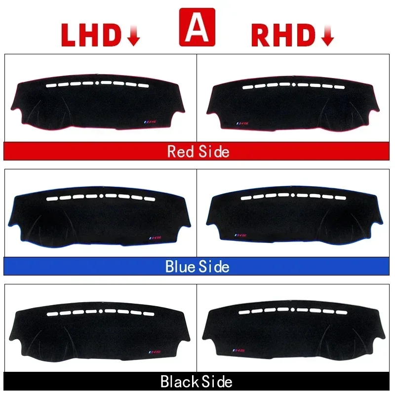 MG HS EHS PHEV 2018 2019 2020 2021 2022 2023 자동차 대시보드 커버 햇빛 가리개 매트 차광 패드 계기판 카펫
