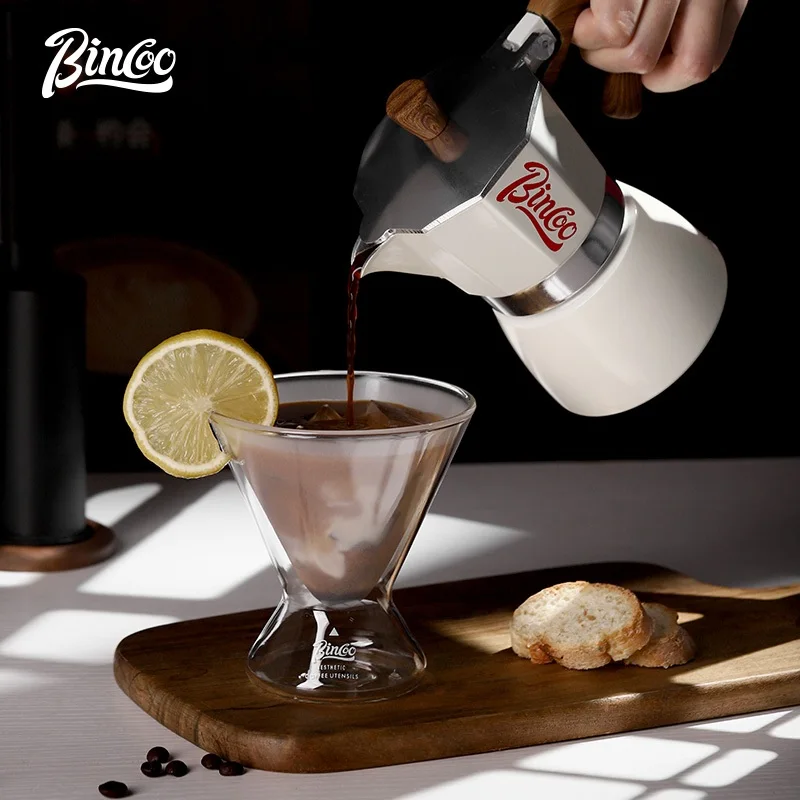 كوب قهوة زجاج مزدوج 180مل من بينكو