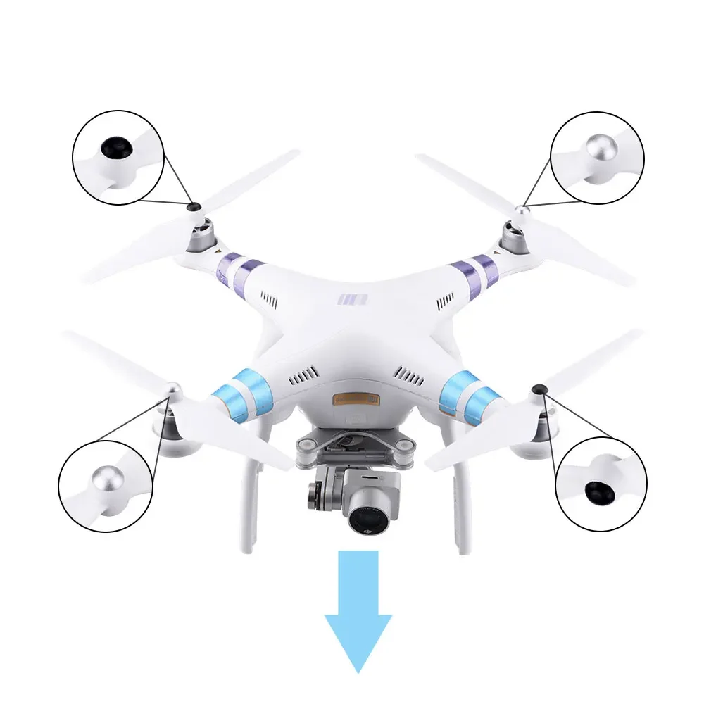 Propeller Quick Release Props for 3A 3P 3S Phantom 2 Upair Drone Spare Parts Durable Blade Wing for Helices Phantom 3 8pcs 9450 drone propeller drone propellers drone propeller blades propeller replacement parts
