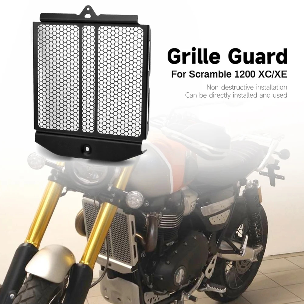 

Защитная крышка радиатора для мотоцикла XC 1200 XC, черный/серебристый