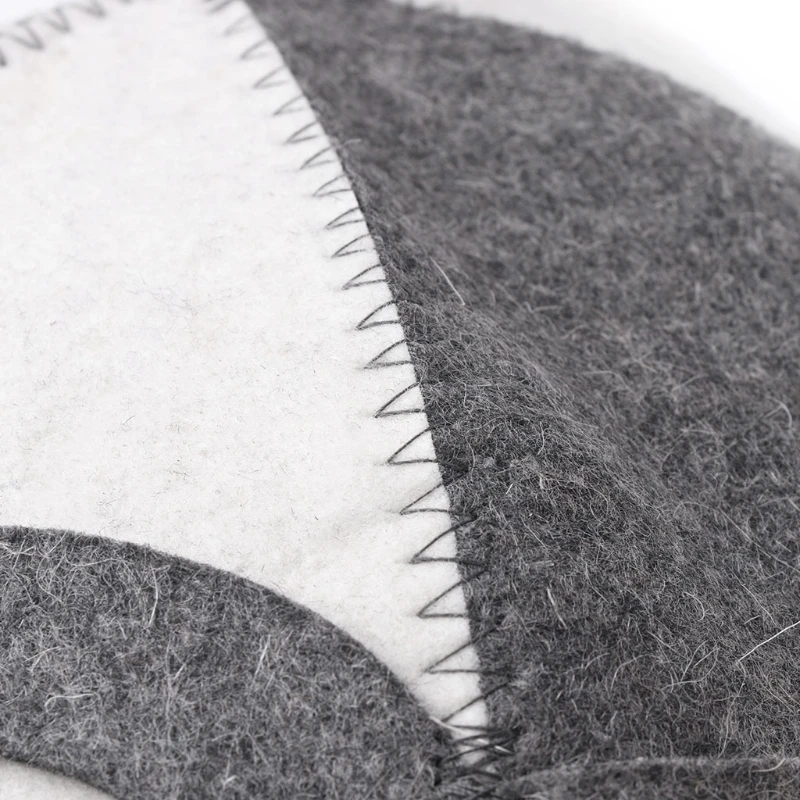 Wool Felt Sauna Hat Anti Heat Russian Banya  For Bath House for Head for Prot 2
