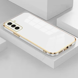 Electroplated Rechthoekige Frame Telefoonhoes - Slank en Duurzaam Ontwerp