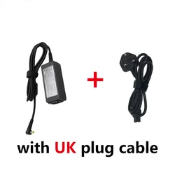 45W 19V 2.37A Universal Laptop Charger with 5.5*1.7mm Connector (With UK plug)