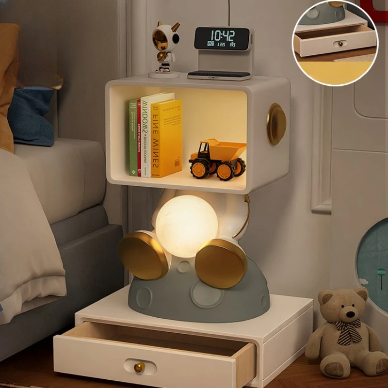 모던 크리에이티브 어린이 나이트 스탠드 보관 조명, 미니멀리스트 소형 어린이 나이트 스탠드, 침실 Muebles 홈 가구, WZ50CN