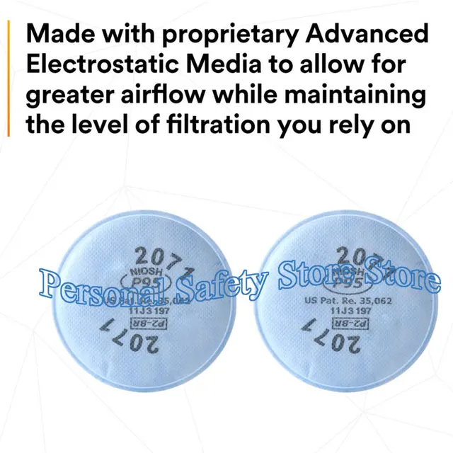 P95 Respirator Filter 2071 2078 Helps Protect Against Oil And Non-Oil Based Particulates 4
