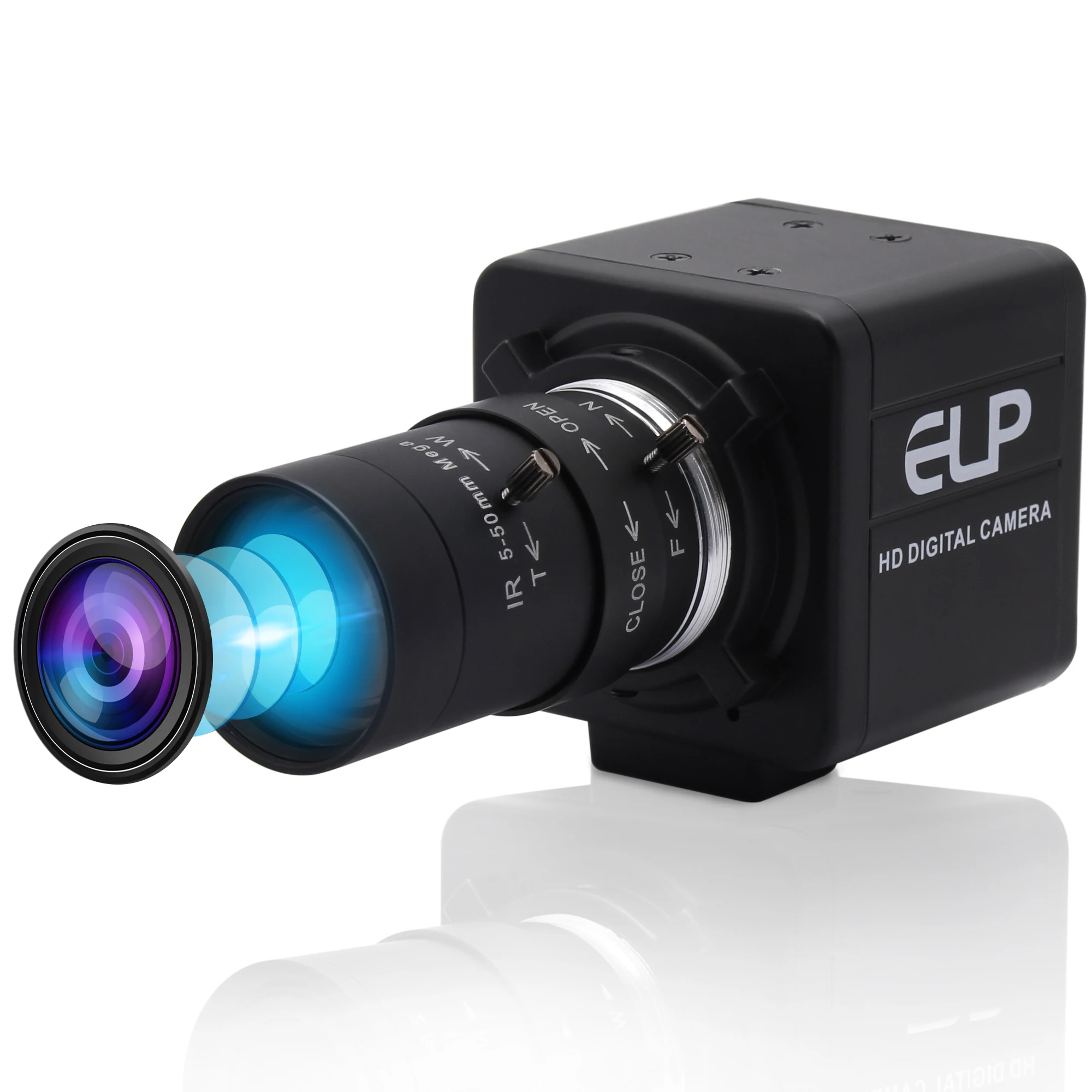Webcam 4K HD 3840*2160 CMOS IMX415 Manual Varifocus CS Mount Lens USB Camera For PC Laptop Computer,pc webcam,pc web camera,computer camera