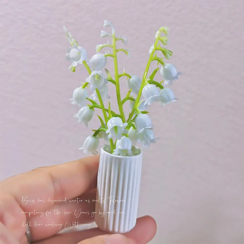 

Миниатюрное миниатюрное растение для кукольного домика в горшке, 1/12