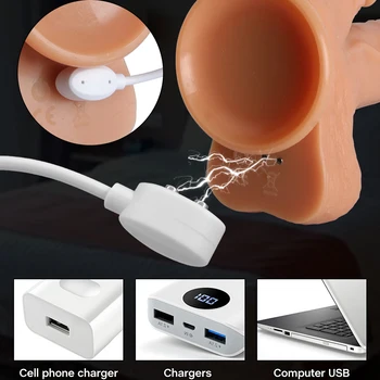 Wireless Realistic Dildos Heating Telescopic Vibrator Dildos Tongue Licking Clitoris Lick Stimulation Dildo Sex Toys for Women 5