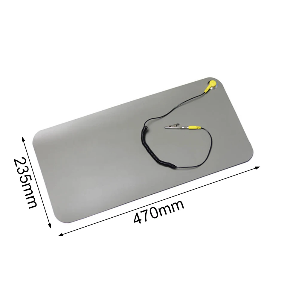 235*470mm Anti Static Esd Flexible Thermoplastic Work Pad Mat For Pc