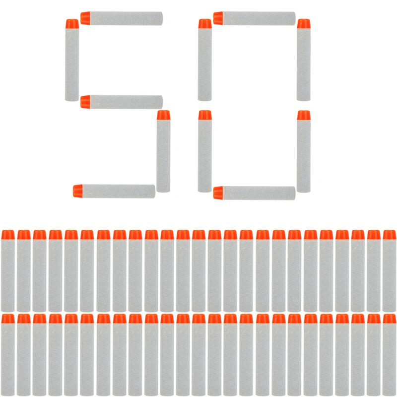 50PCS Round Head Foam Darts