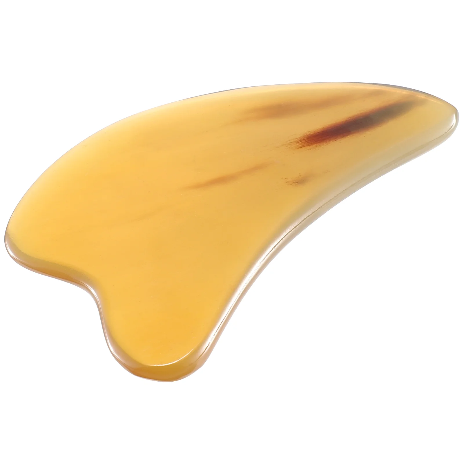 

Guasha Stone- Heart Shaped Natural Horn Board Spa Skincare Body Scraping Tool