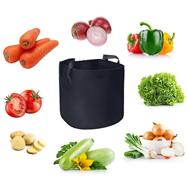 1Db 3/5/7/10/15/20/25 Galon Filc Növény Növénytáskák Kertészkedés Szövet Növényi Paradicsom Termelő Ültetvényes Burgonya Ültetési Edények - Image 2