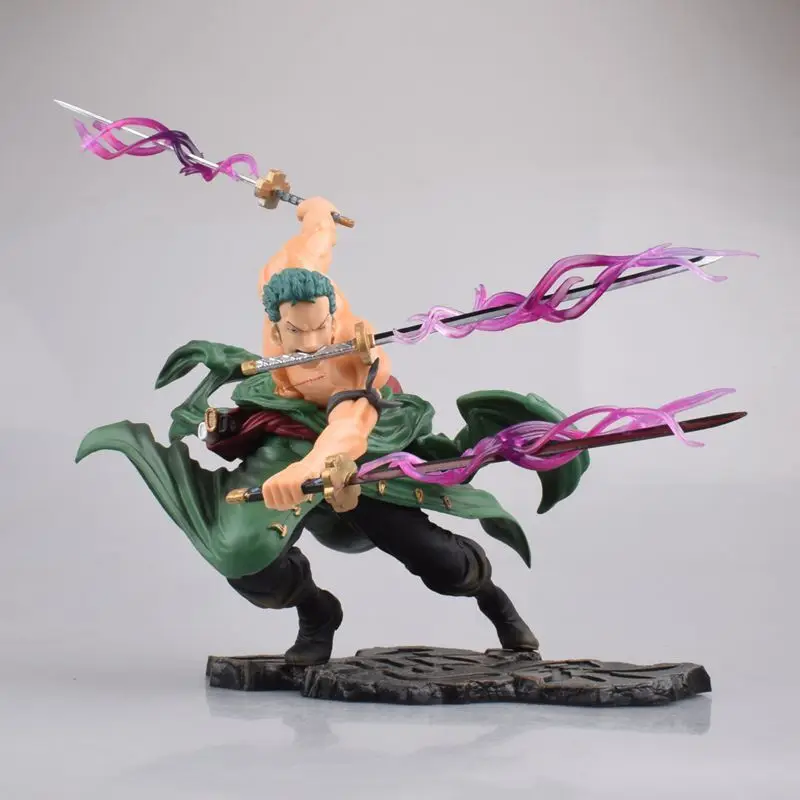 One Piece Luffy Anime Figure Roronoa Zoro Three-Blade Sa-Maximum Manga Anime Statue PVC Action Figure Collection Model Toys