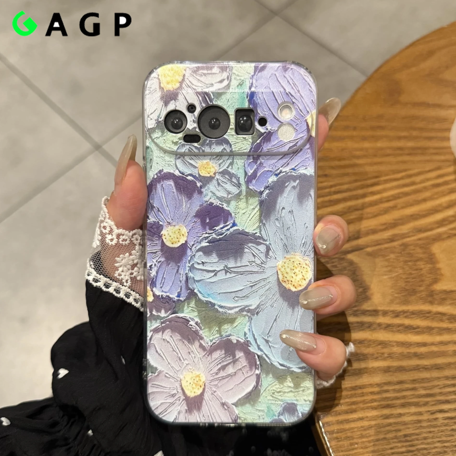 Floral Panda and Dog Magnetic Phone Case