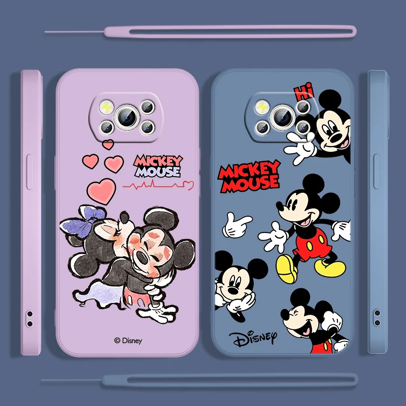 

Mickey Mouse Animation For POCO M5S M4 M3 C55 C50 C40 C3 X5 X4 X3 X2 F5 F4 F3 Pro GT NFC Liquid Rope Phone Case