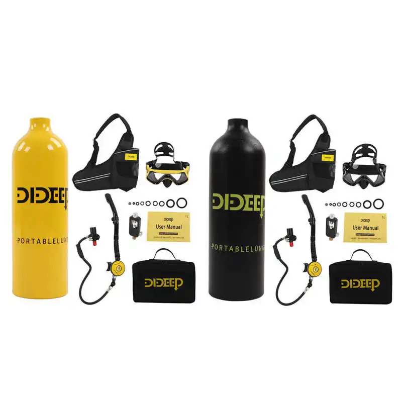 DIDEEP Underwater Snorkeler Scuba Portable Deep Snorkeling Gear 1L
