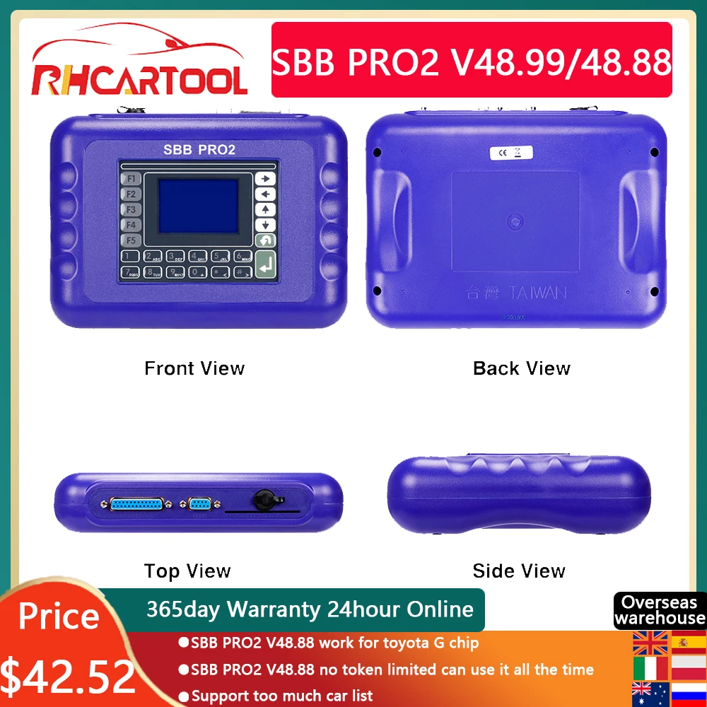 OBD2 SBB pro2 v48.88 v48.99 Diagnostic key programmer for toyota ford honda NISSAN best than v46.02 v33.01 | Автомобили и
