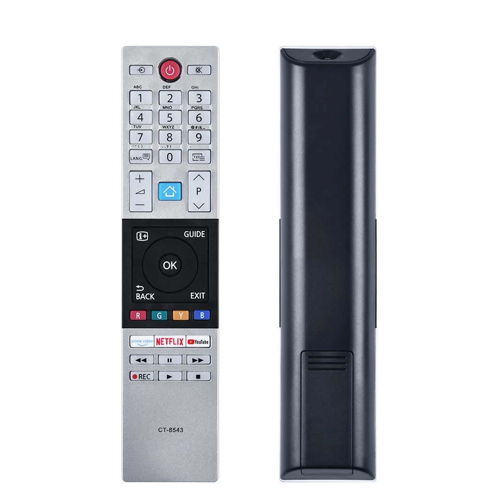 Telecomando Universale CT-8543 Per Toshiba Smart TV - Sostituto RC42151P 30101775 Con Netflix E YouTube