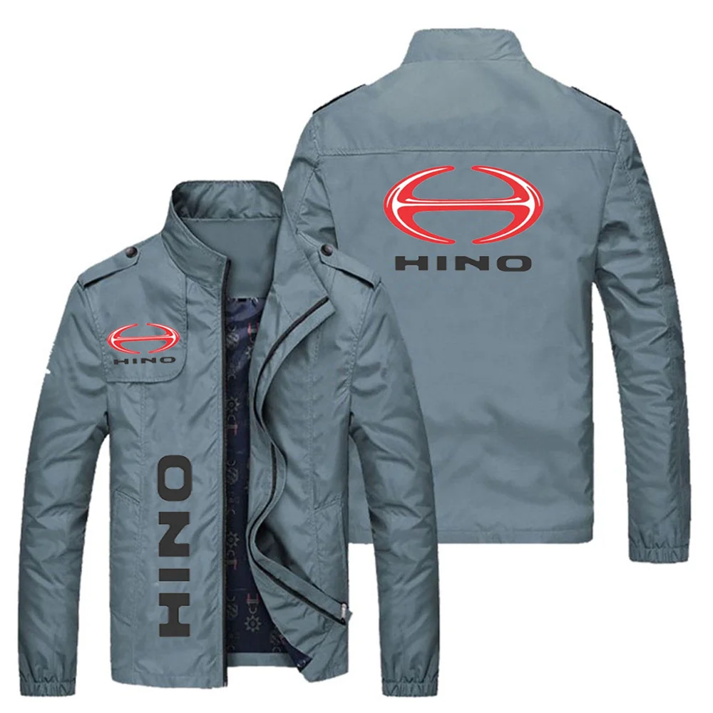 2022 Truck Jacket Logo HINO Printed Men's Jacket Casual Harajuku trench Coat Fashion trend Bike jacket Men's clothing jacket