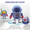 Baby Duck Toy Musical Interactive Toy Electric with Lights and Sounds Dancing Robot Space Elements for Infants Babies Kids Gifts 4