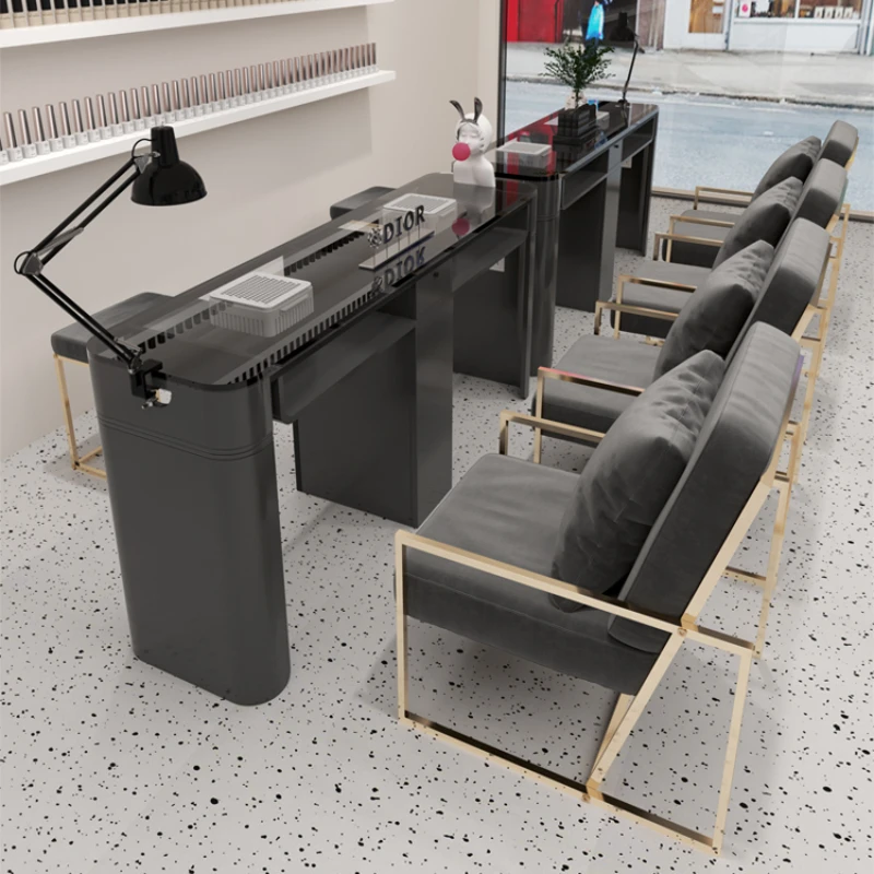 Home Cassetto Manicure Table Dressing Reception Cleaner Luxury Manicure Table Shop Schmincktisch Commercial Furniture Rr50Mt