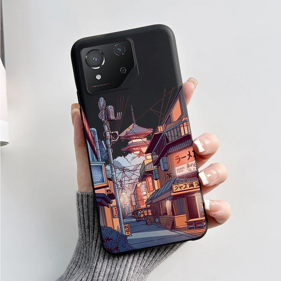 Fashion Marble Shockproof Black Silicone Soft TPU Phone Case