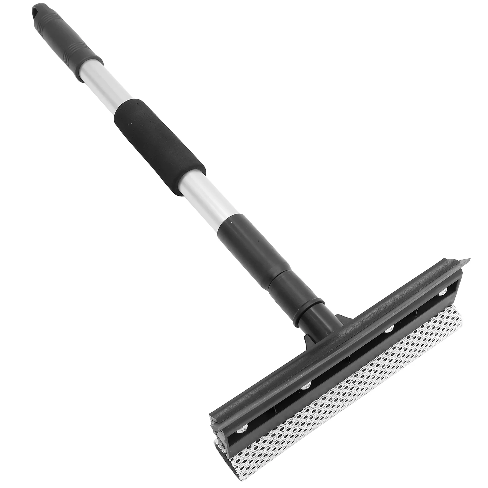 Double Sided Wiper Window Cleaner Tool Windshield Automobile Cleanser Car Squeegee Long Handle Stainless Steel for Windows