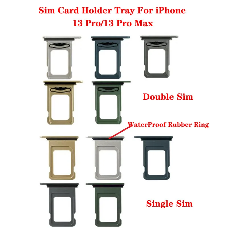 iPhone セット （部品取り専用） For iPhone 13 Pro Max Single Dual Sim Card Socket Holder