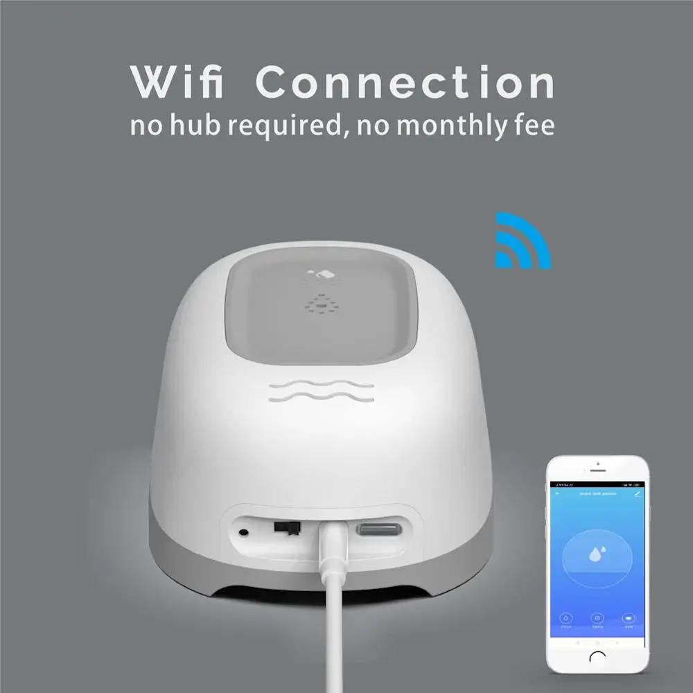 

Датчик утечки воды с Wi-Fi, домашний детектор утечки