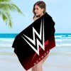 W-World W-Wrestling E-Entertainment WWE LOGO Microfiber Blanket Quick Drying Beach Towels Printing Absorbent Pool Towel Blanket 6