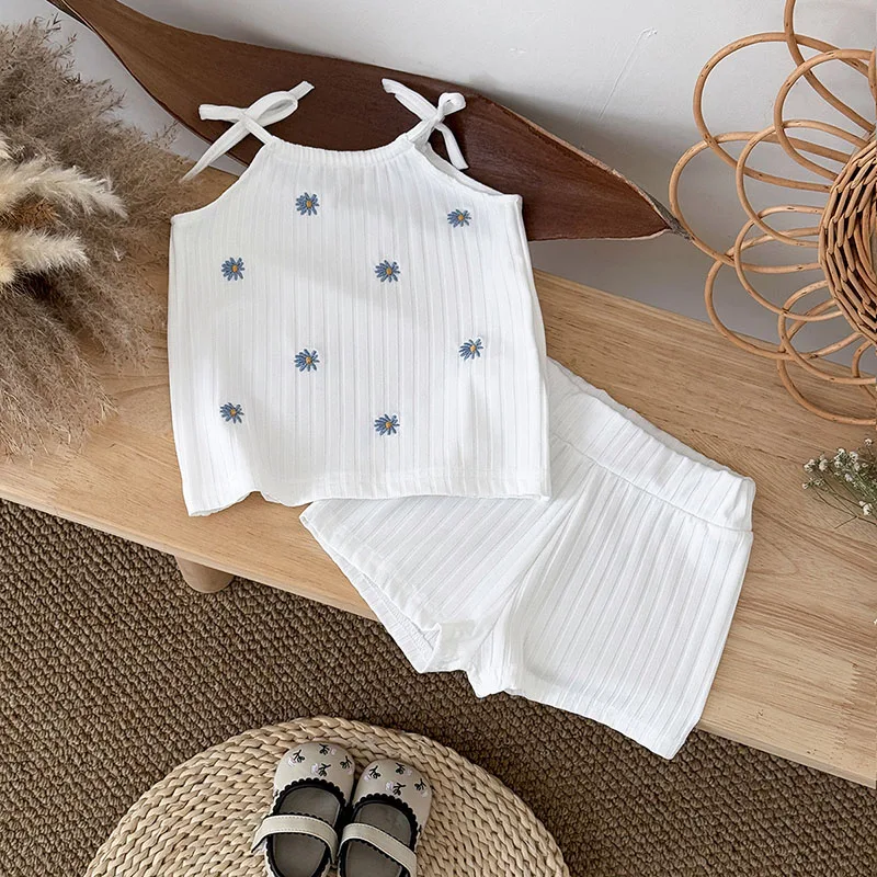 Cute Baby Girls Summer Clothes Set