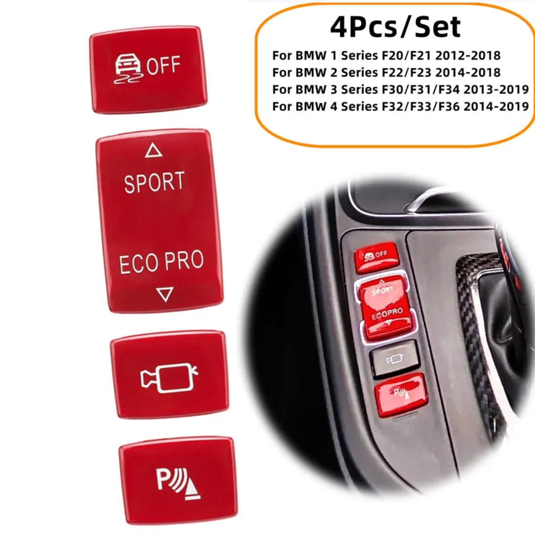 4 Pièces Capteur De Pression Des Pneus, Avec BMW Série 1 2 3 4 M3 F20 F21 F22 F23 F87 F45 F30 36106881890 36106856209 90023781