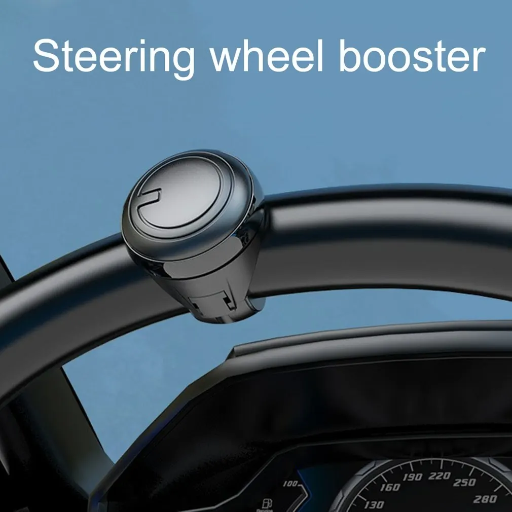

Turning Steering Wheel Booster Spinner Knob 360 Degree Rotation Metal Bearing Power Handle Ball-shaped Booster