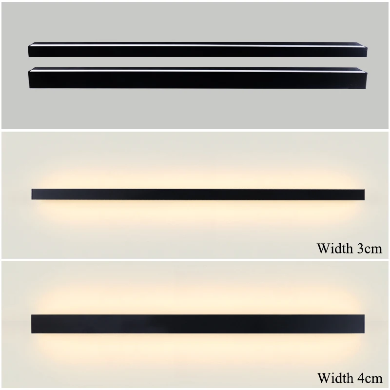 150cm LED Wall Lamp Long Strip Indoor Wall Lamp Aluminum Lamp Body Exquisite Home Decoration Living Room Bedroom Bedside Lights 3